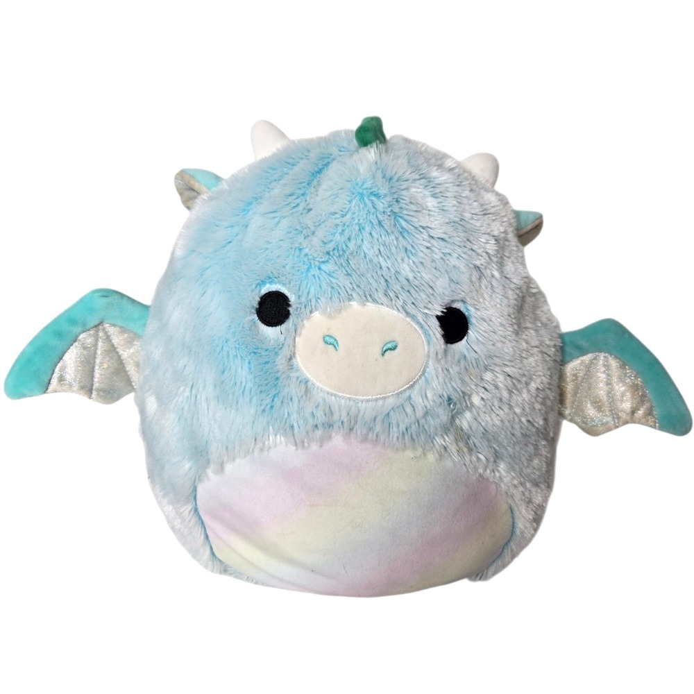 Squishmallows Lorelai Dragon Fuzz-A-Mallow Fantasy Plush 12" Kellytoy Whimsy